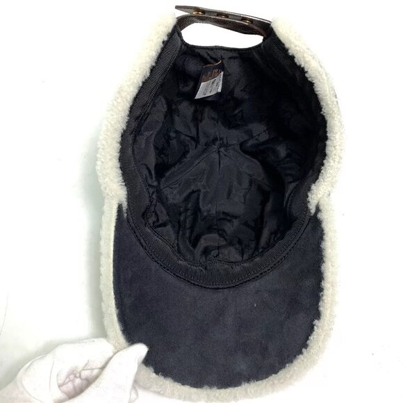 LOUIS VUITTON M00493 Cap-Sharing Hat cap Leather Black/White - Picture 8 of 12
